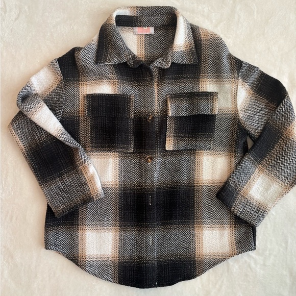 Plaid Women’s buttoned jacket - Picture 1 of 4